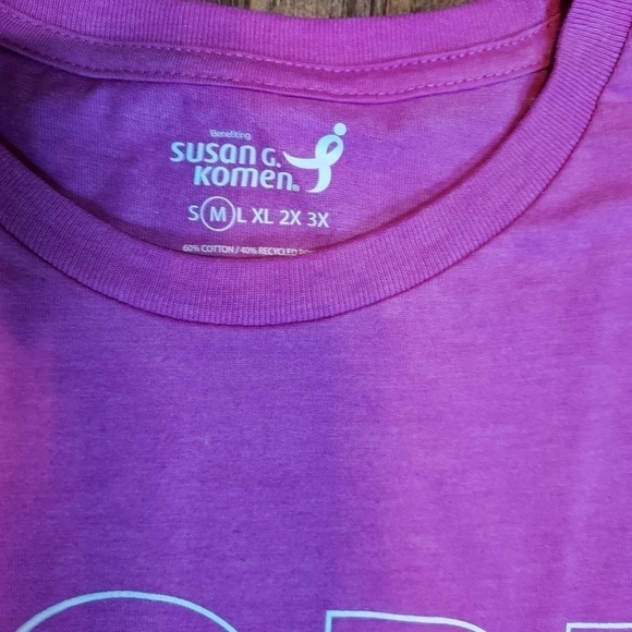 Susan G. Komen 4 shirts NWT Breast Cancer Awarness Shirts - Picture 11 of 14